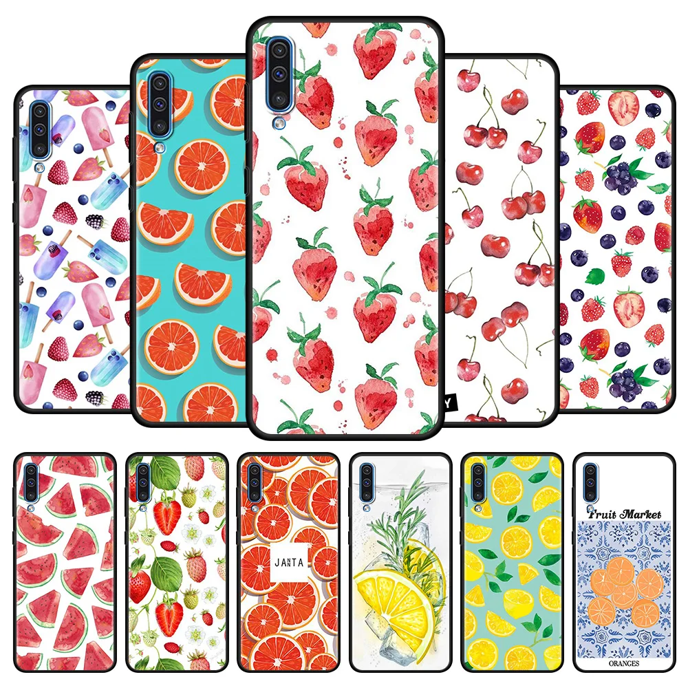 Для Samsung Galaxy A50 A70 A40 A30 A30s A20s A20e A20 A10 M51 M31 M31s M30s M62 M52 M22 M12 M11 M21 Shell Summer Fruit lemon | Мобильные