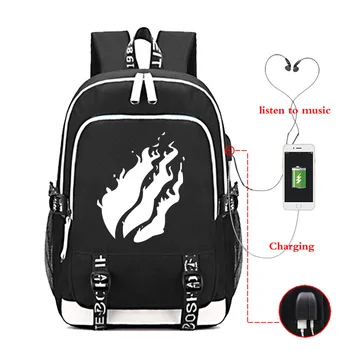 

Game Prestonplayz The Hedgehog Backpack Bag USB Fashion Port /Headphone Rucksack Travel Bag Teenager Student School Laptop Bag