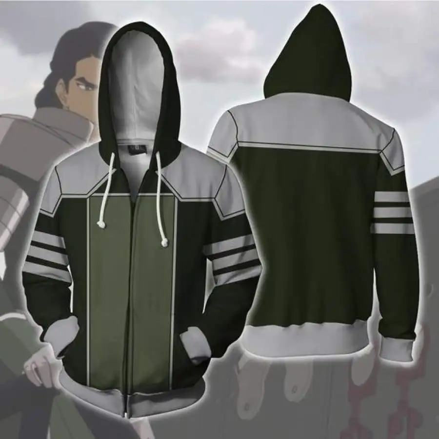 Аватар The Legend of Korra Raava Vaatu куртка с капюшоном Косплей Костюм мужской женский