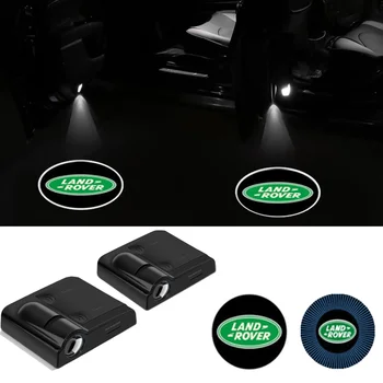 

2pcs Car Door Welcome Light Wireless Led Projector Lamp Decoration for Defender Aurora Discovery Sport Range Rover