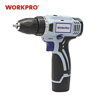 

WORKPRO 12V Household Electric Cordless Drill Lithium-Ion Battery Cordless Drill DIY Wireless Electric Drill Power Driver Drill
