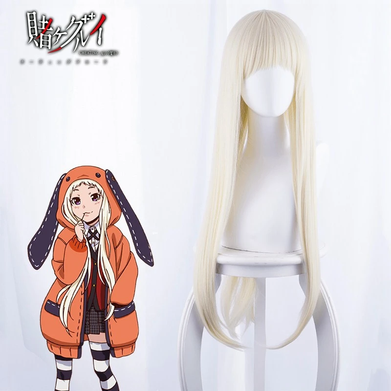 Аниме Kakegurui компульсивный игрок 2 Косплей парики Yomoduki Руна Косплей парики термостойкие синтетические парики Хэллоуин Вечерние - Цвет: Yomoduki Runa
