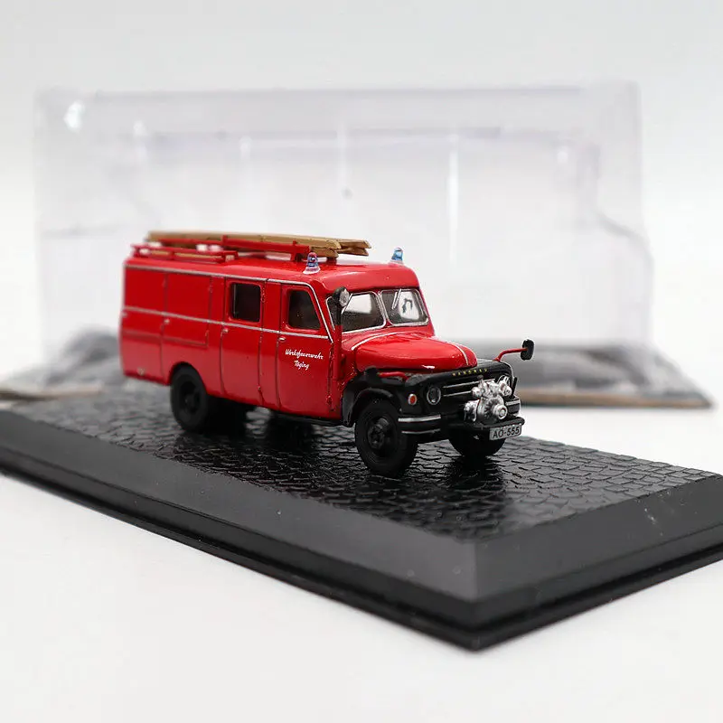 Atlas 1/72 LF 8 Hanomag AL 28 Fire Engine Diecast Models Limited Collection Red