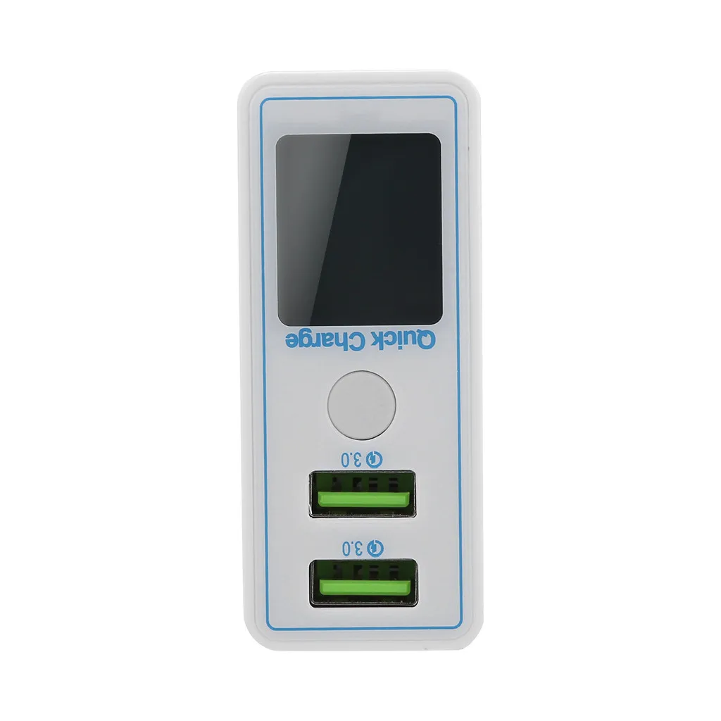 Ouhaobin Quick Charge 3,0 36 Вт 2 порта USB Зарядное устройство QC 3,0 Быстрая зарядка DC адаптер питания AC DC Зарядное устройство для мобильного телефона