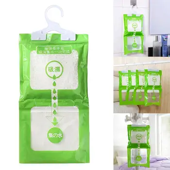 

Hanging Wardrobe Dehumidifier Bags Stop Damp Mould Mildew Moisture Removers