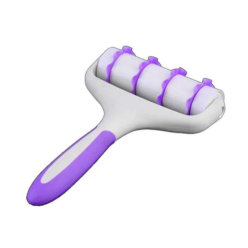

Cake Stripe Cutter With Ribbon Purple Fondant Cake Decorating Tools Embosser Roller Cake Decorating Tool 30JULY31