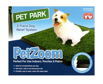 

PETZOOM Toilet for dogs of small and medium-sized rocks with grass Pet Park