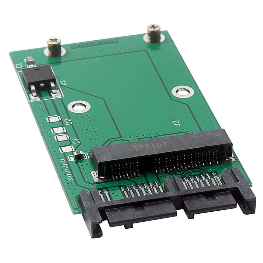 mSATA SSD to 1.8 Inches 16pin Micro SATA Adapter Card for Computers PC