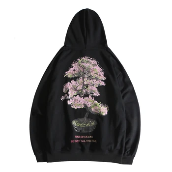 

Women Mens Men Hip Hop Hoodie Sweatshirt 2020 Flora Tree Hoodie Streetwear Casual Black Hooded Pullover Cotton Autumn Hoody