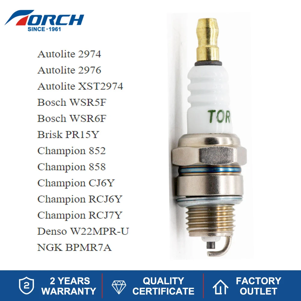 Torch Spark Plug L7rtc Alternative Candles Replacement For Candle Bpmr7a  2974 Xst2974 Champion 852 Rcj6y Denso W22mpr-u - Spark Plugs & Glow Plugs -  AliExpress