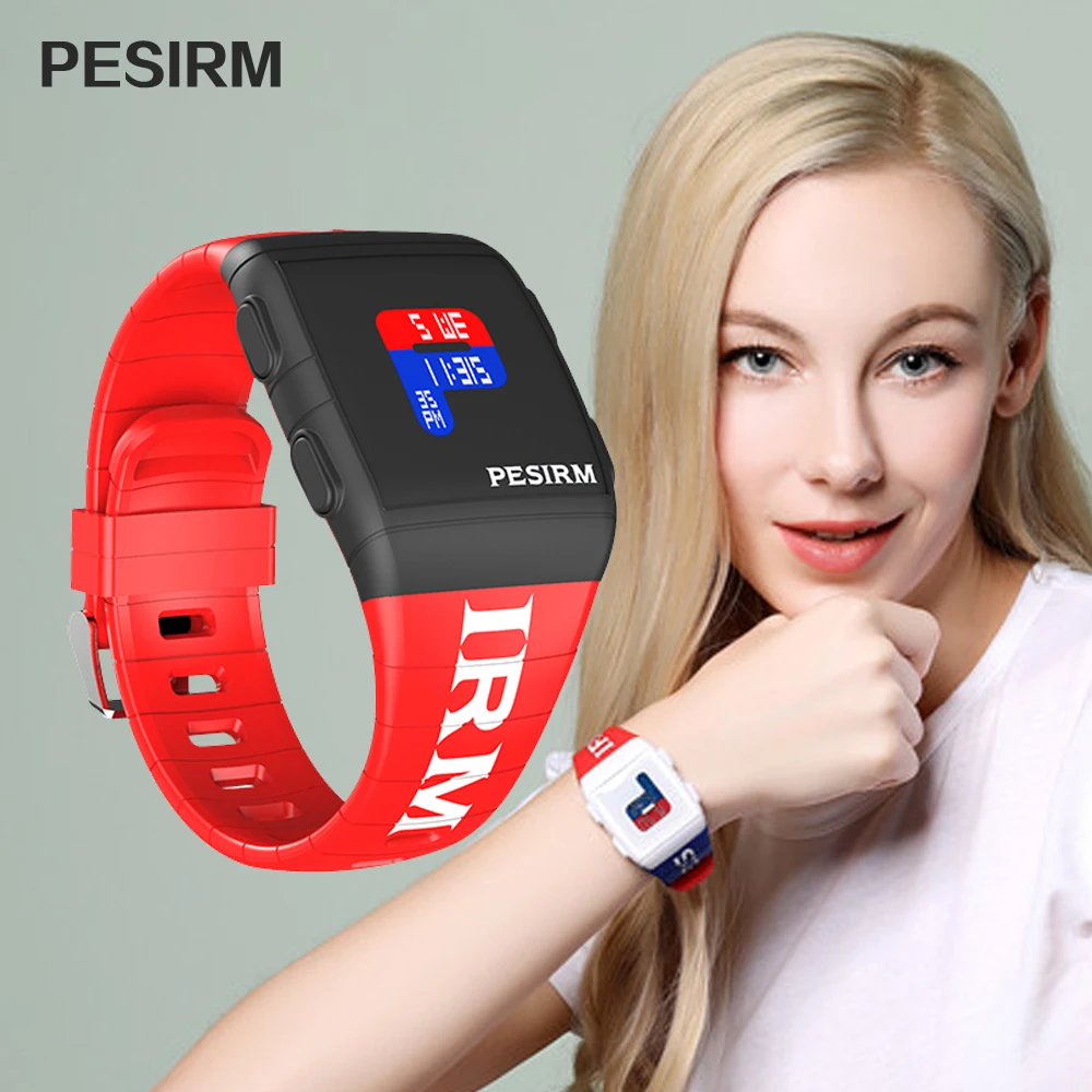 PESIRM Colorful Waterproof LED Outdoor Sports Women's Digital Watch Waterproof Calendar Stopwatch Ladies Relogio Wristwatch
