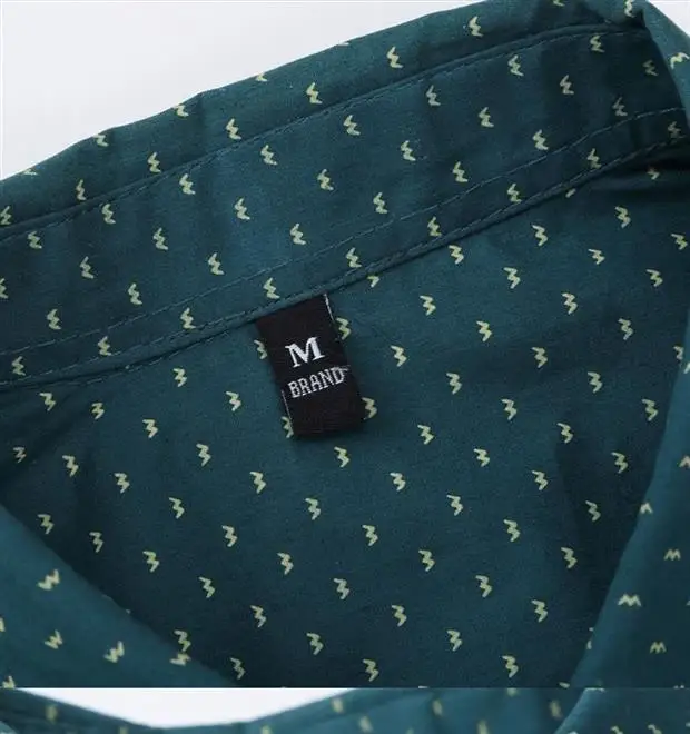 Male Shirts Summer Shirt Men Plus Size Printed Casual Short-Sleeved Tops Slim Fit Shirt White Modis Clothing Camisa Masculina