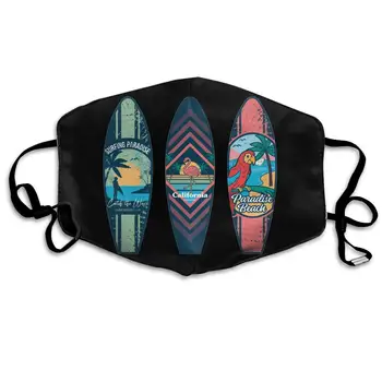 

Mouth Mask Surfboard Set Fashion Earloop Face Mask For Kids Teens Men Women Winter Summer