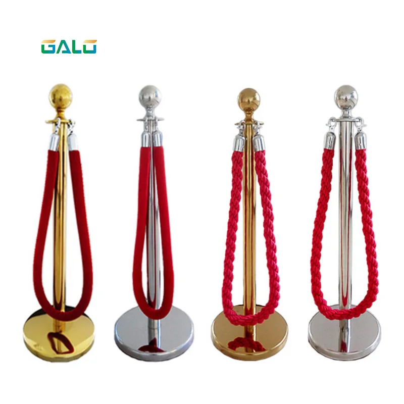 

1.5M flannelette sling rope for greeting queue column, hotel welcome concierge column, rod fence, round head