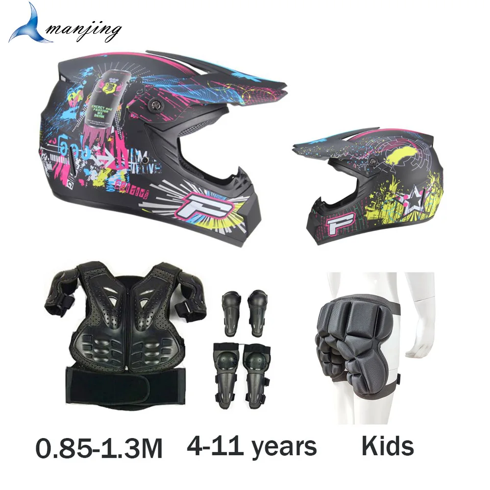 For Height 0.851.3m Children Motocross Body Protect Armor Vest Mx