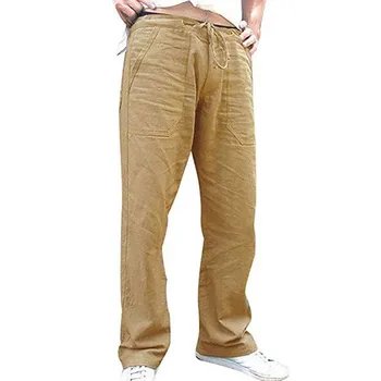 

2020 new style men high waist loose causal long pants