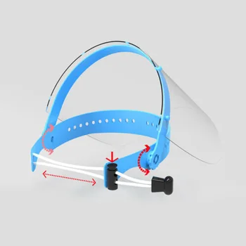 

Transparent Safety Isolation Face Shield Full Face Cover Protective Film Tool For Prevent Odor Dust And Debris