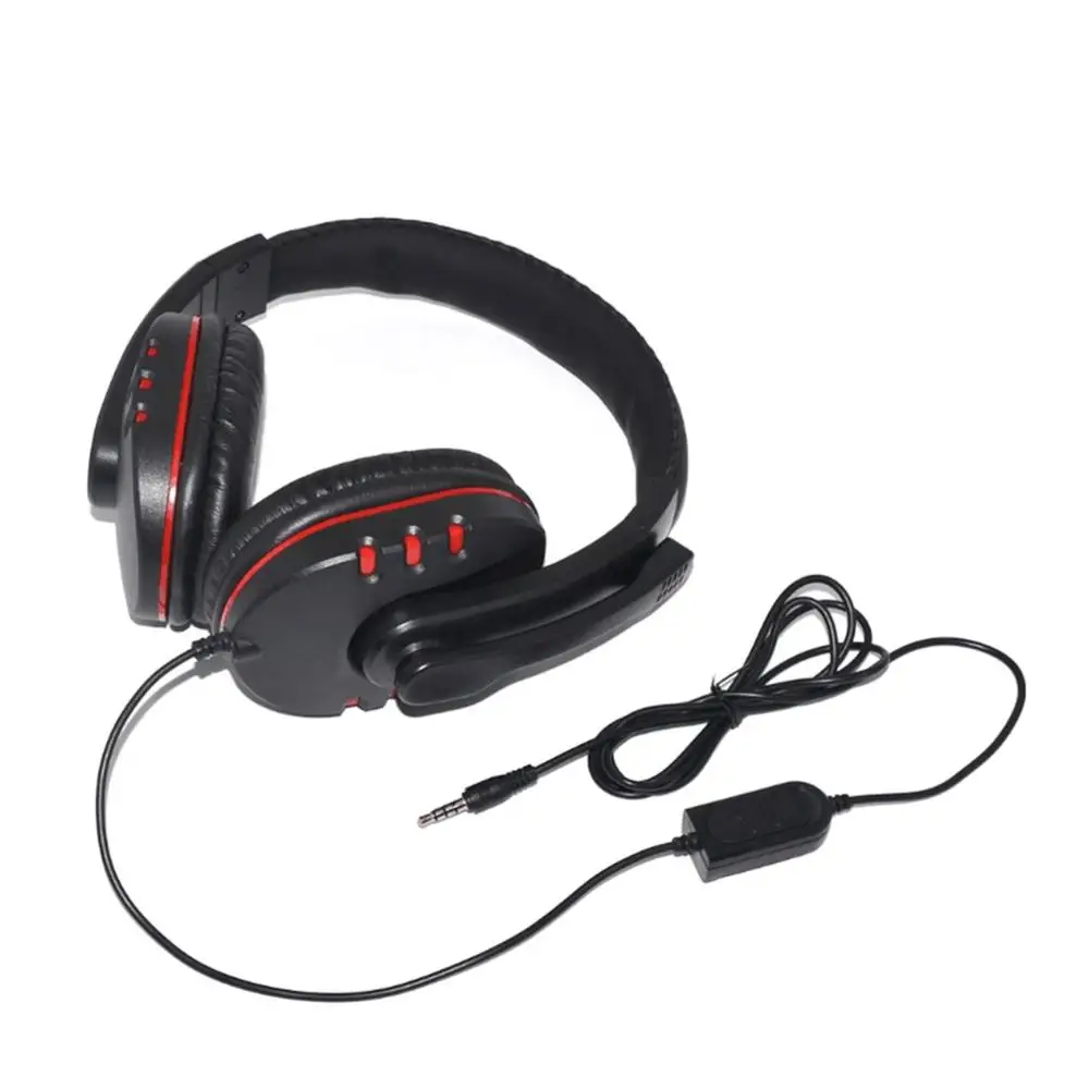 3 5mm Jack Wired Gaming Headphones Stereo Surround With Mic Noise Cancelling Headsets For PS4 XBOX ONE