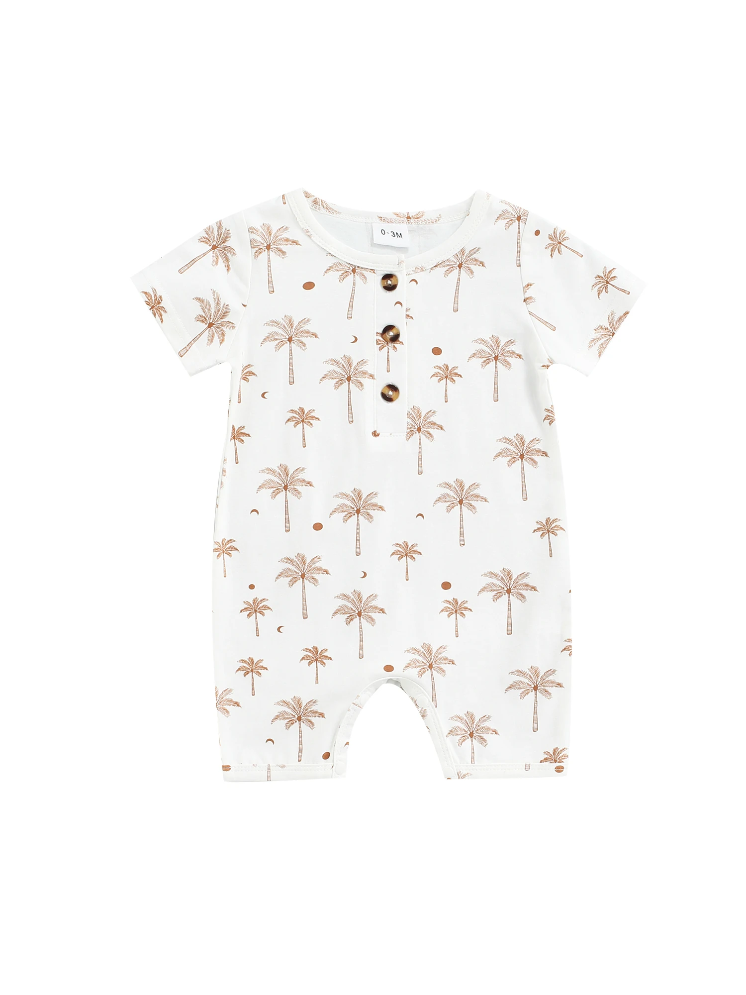 Succulent Baby Romper with Matching HatHeadband