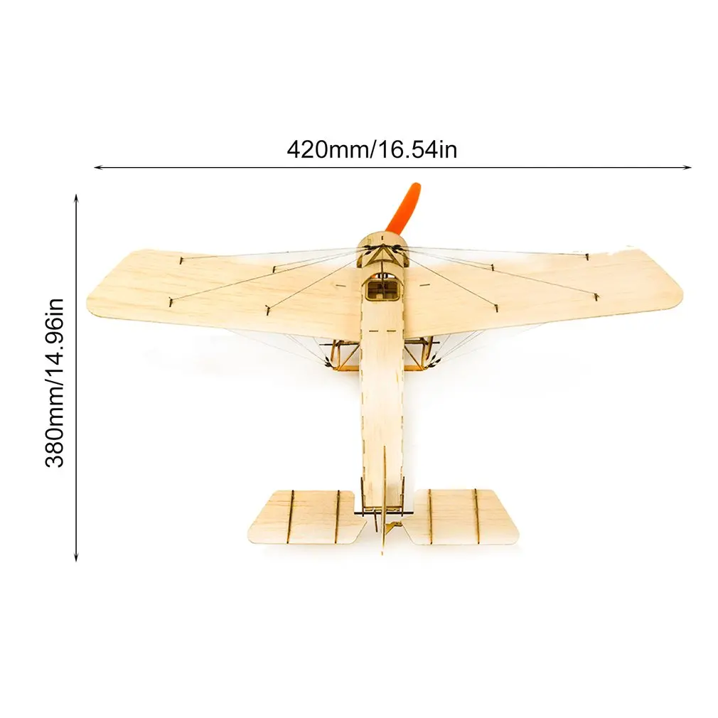 K8 Micro Balsawood самолет комплект Fokker-E модель самолета 378 мм размах крыльев электрический пульт дистанционного управления аэроплан для внутреннего парка Fly