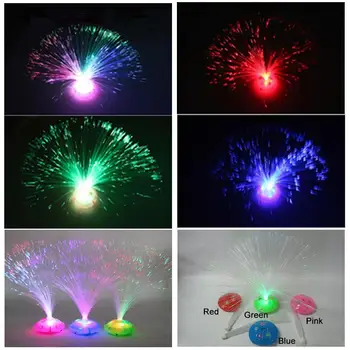 

LED Color Changing Fiber Optic Night Light Lamp Colorful Home Party Decor