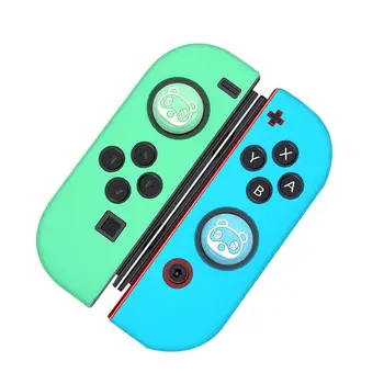 

Suitable For Nintendo Switch Joycon Animal Forest Handle Protective Sleeve Silicone Sleeve + Hat C 2020 New