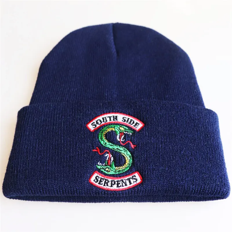 BOOCRE Tv Series Riverdale South Side Serpent Cosplay Costume Hat Adult Man Woman Embroidered Dome Knit Warm Pullover Hip Hop Trend -Zentai shop online H103b3d71d03e4cc7b14014addf3c03dce.jpg