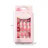 24Pcs/Set Christmas Style Kid Nail Tip Self-Adhesive Colorful DIY Full Cover False Nails Art Press On Tips for Gift 5