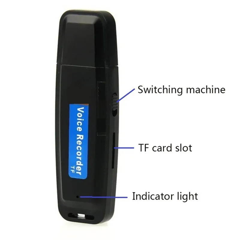 U диск Цифровой диктофон ручка USB флэш-накопитель аудио запись Мини Портативный звук диктофон