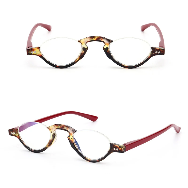 Reading Glasses Presbyopic Glasses Anti Blue Light Glasses Prescription Eyeglasses Anti-blue Light Reading Glasses Soft Half-frame Presbyopia Eyeglasses For Men And Women With Diopter +10 to +3.5
