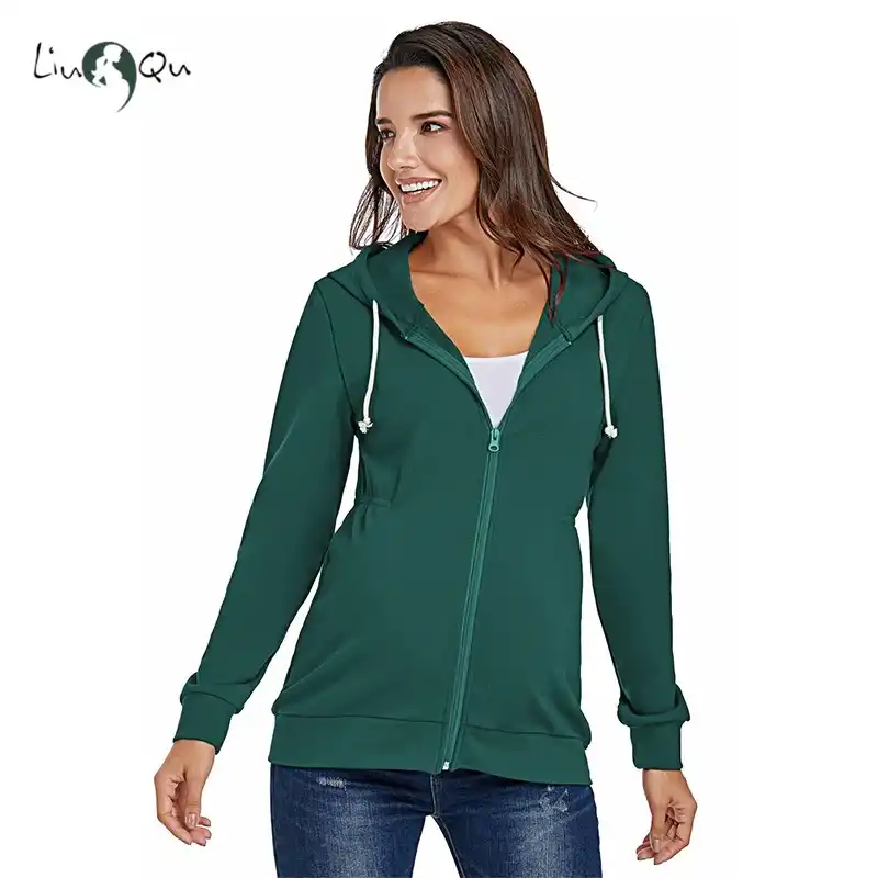 Zip front maternity hoodie Clearance