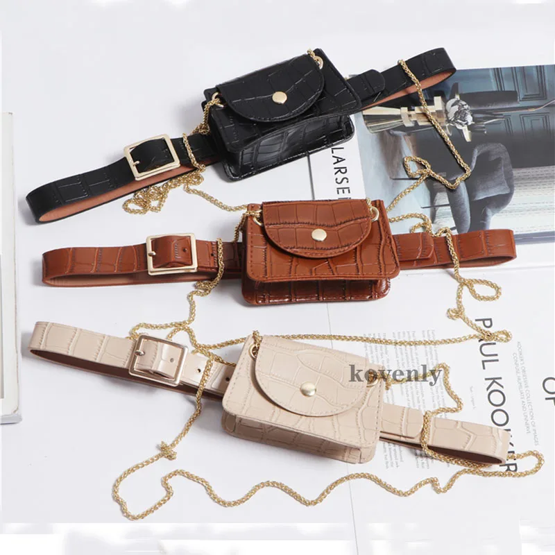 Vintage Waist Bag Lipstick Purse Bolsa Feminina Women Mini Crossbody Bag Pu leather Shoulder Bags Fashion Belt Bags For Women