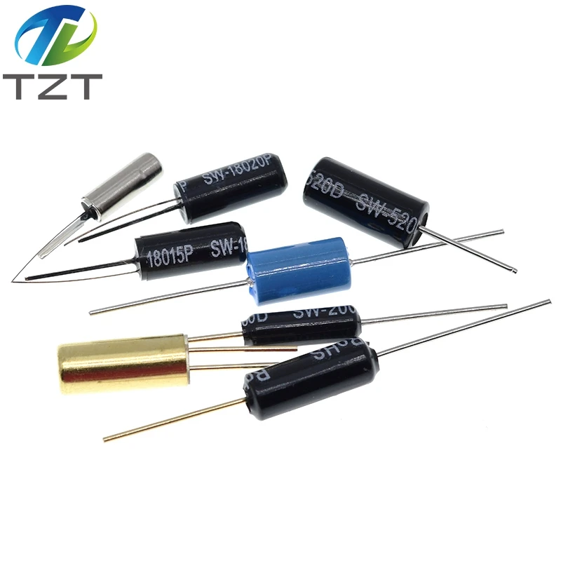 TZT SW-200D/420/520D/18010P/18015P/18020P/58010P 12V Hoch Vibration Schalter Ball Tilt Doppel perle Winkel Frühling Sensor – Detail 11