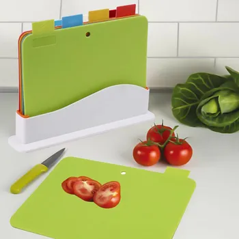 

4Pcs/Set Kitchen Multifunctional Plastic Cutting Board Eco Friendly Food Grade Chopping Board Kitchen Accessories