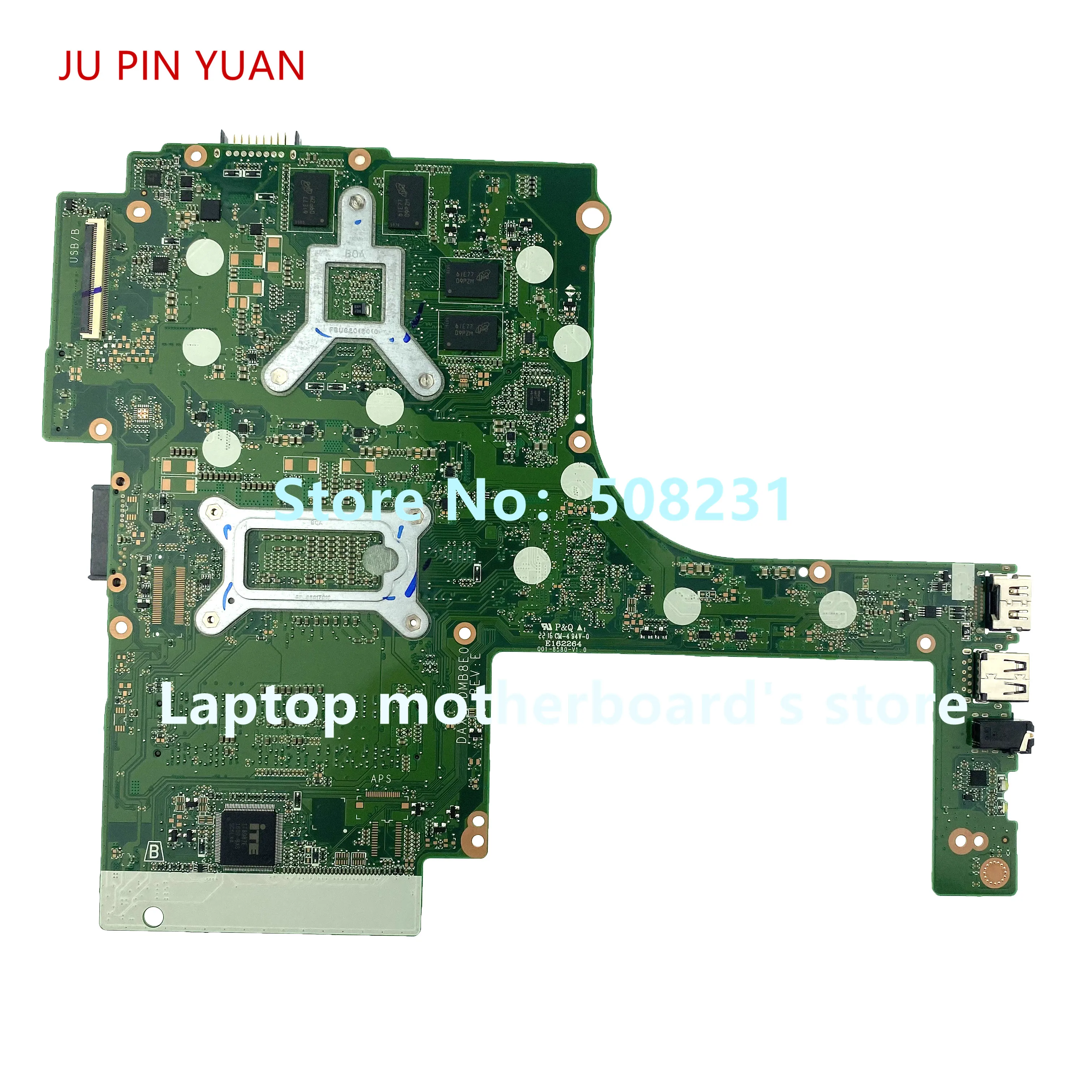 JU PIN YUAN For HP Pavilion Gaming Notebook 15-ak Laptop Motherboard 832848-601 832848-501 832848-0