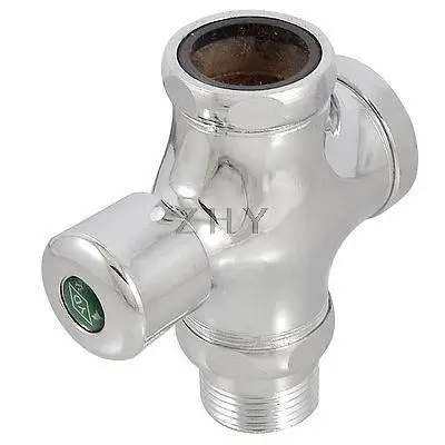 

Chrome Finish Solid Brass 1 3/10" Thread Button Type Flush Valve