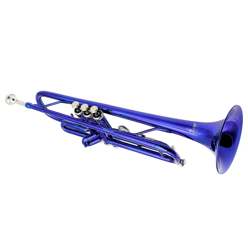 Slade Bb труба B плоская прочная Латунная Труба для начинающих музыкальный инструмент с мундштуком перчатки и изысканный Gig Bag