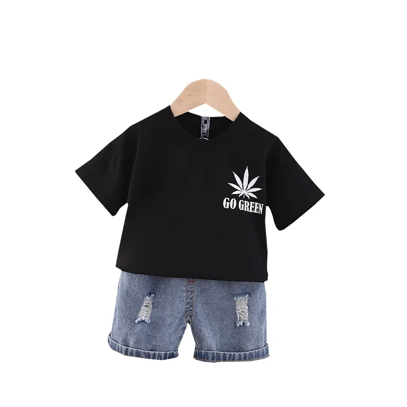 

New Fashion Summer Baby Girl Clothes Children Boys Cotton T Shirt Shorts 2Pcs/sets Toddler Casual Costume Infant Kids Tracksuits