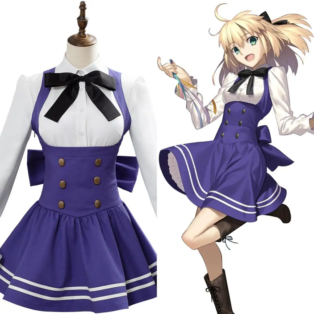 Fate Grand Order костюм саблейской лилии для косплея на четвертый юбилей платье