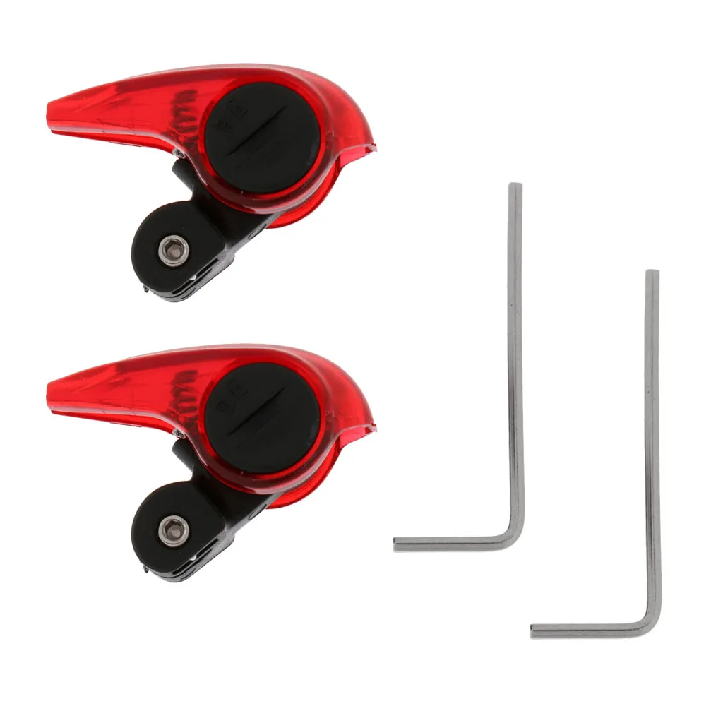 2Pcs High Brightness Bicycle Bike Brake Light Mini Warning Light for V Brakes Automatic Control