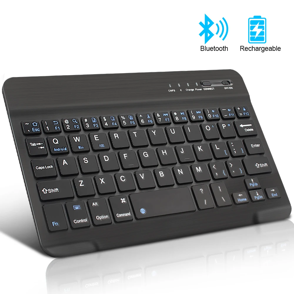 Беспроводная мини-клавиатура Bluetooth клавиатура для iPad телефона планшета