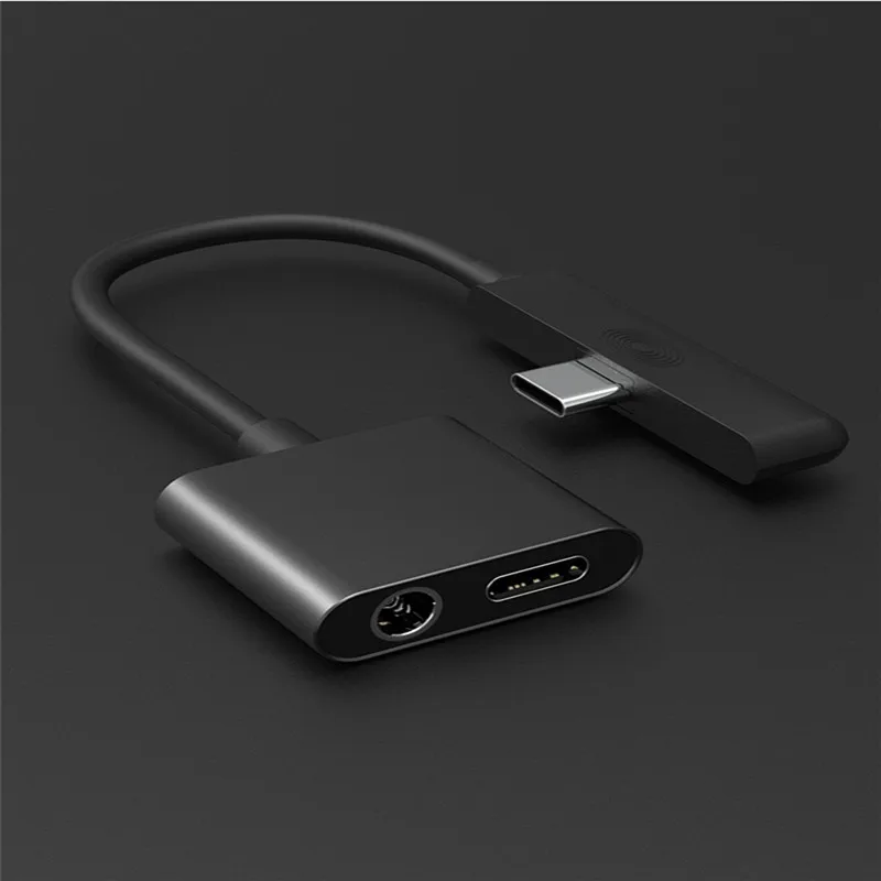 RIVOER type-C адаптер подходит для huawei Xiaomi зарядка музыки два в одном 3,5 мм аудио кабель для наушников конвертер