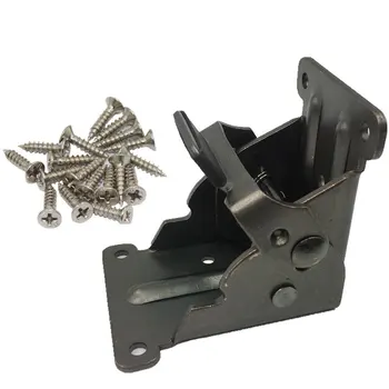 

90 Degrees Connection Easy Install Practical High Hardness Folding Hinge Steel Dining Table Cabinet Self Locking Furniture