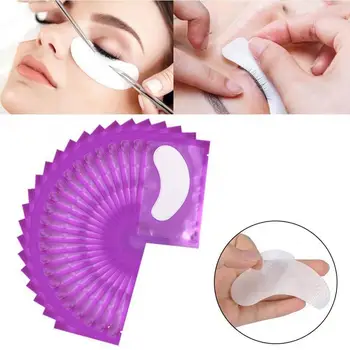 

50Pairs Eyelash Extension Hydrogel Under Eye Gel Mask Patches Sticker Tape Planting Grafted Eyelash Isolation Pad Massage a