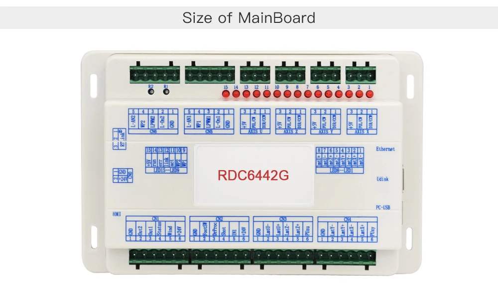 Ruida RDC6442G Co2 лазерный DSP контроллер используется для Co2 Лазерная гравировальная и режущая машина