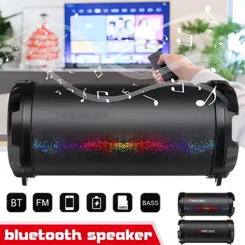 

5V 3W Portable bluetooth Speaker Outdoor Column Wireless Subwoofer Mini Music Stereo Powerful Sports Speakers FM Radio With Mic