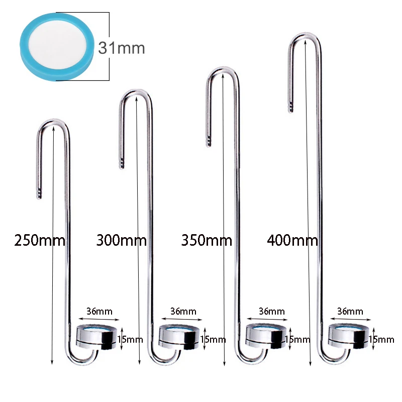 AquariumAquatic plant growth 304 Stainless Steel Carbon Dioxide Atomizer System Diffusion Fish Tank Aquatic CO2 Atomizer7CM/40CM 2