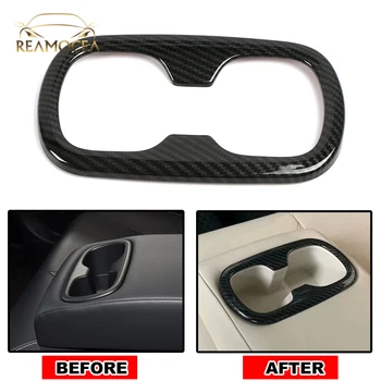 

Reamocea 1Pc Carbon fiber Style Car Interior Rear Water Cup Holder Cover Trim fit for Toyota Corolla E210 12th Sedan 2019-2020