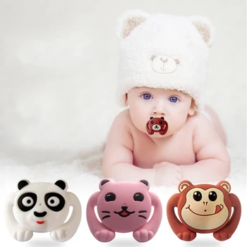 

Funny Baby Soother Silicone Nipple Dummy Joke Animal Prank Toddler Orthodontic Nipples Teether Baby Pacifier Baby Dental Care