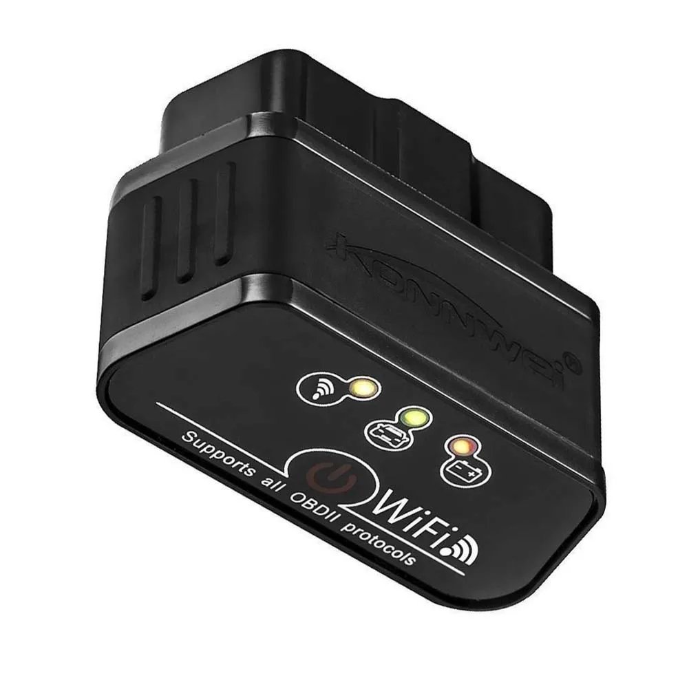 KW901 WiFi OBDII автомобильный Автомобильный диагностический сканер неисправностей для Android iOS Популярный бутик